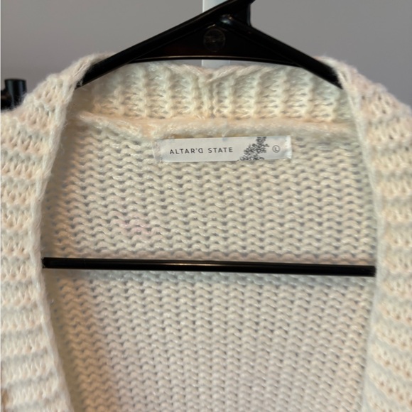 ALTAR'O STATE Ribbion Chunky Cardigan - Picture 3 of 5